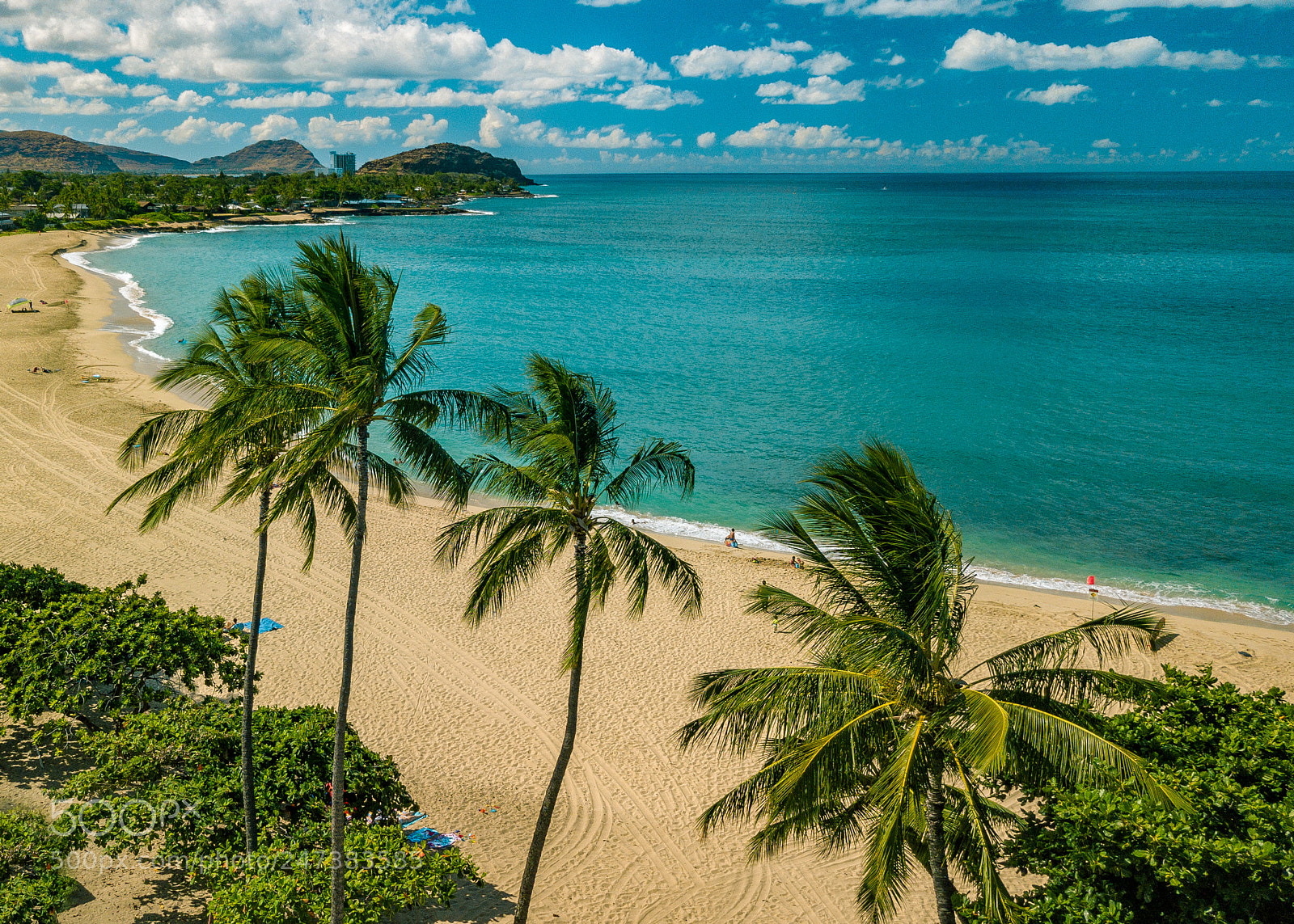 DJI FC220 sample photo. Beautiful makaha beach photography