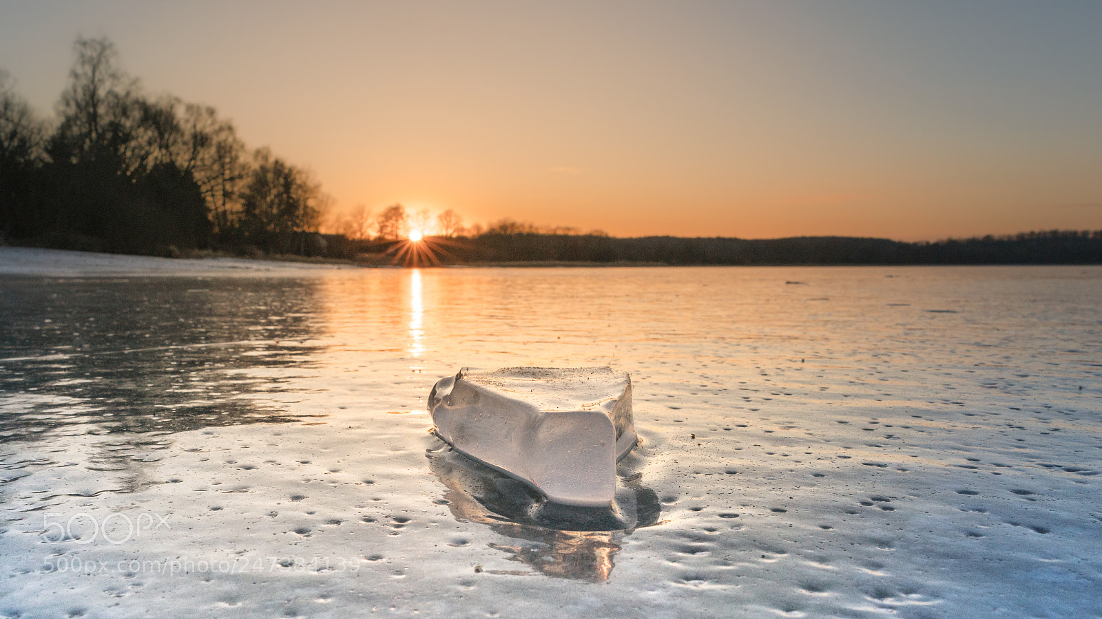 Sony a7R II sample photo. Frost sunset photography