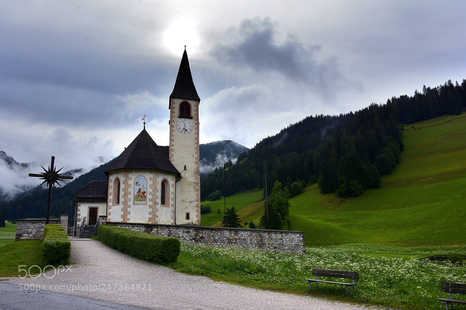Nikon D7100 sample photo. Cappella s.vito braies photography