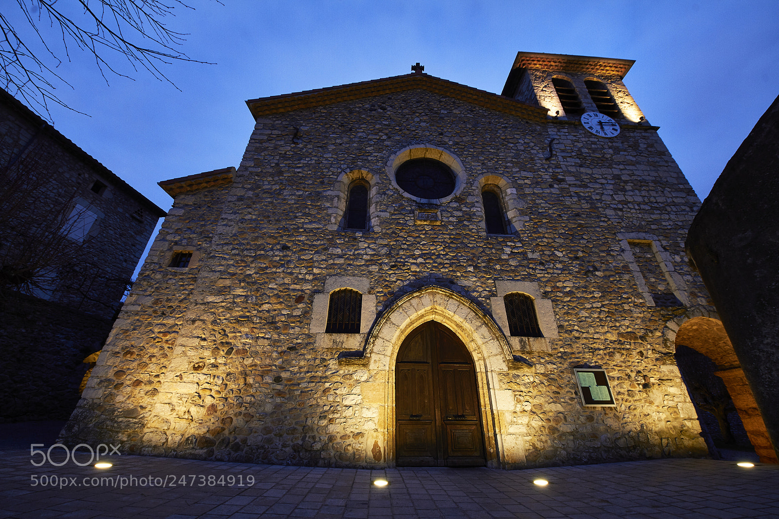 Canon EOS 7D sample photo. Vogüé church photography