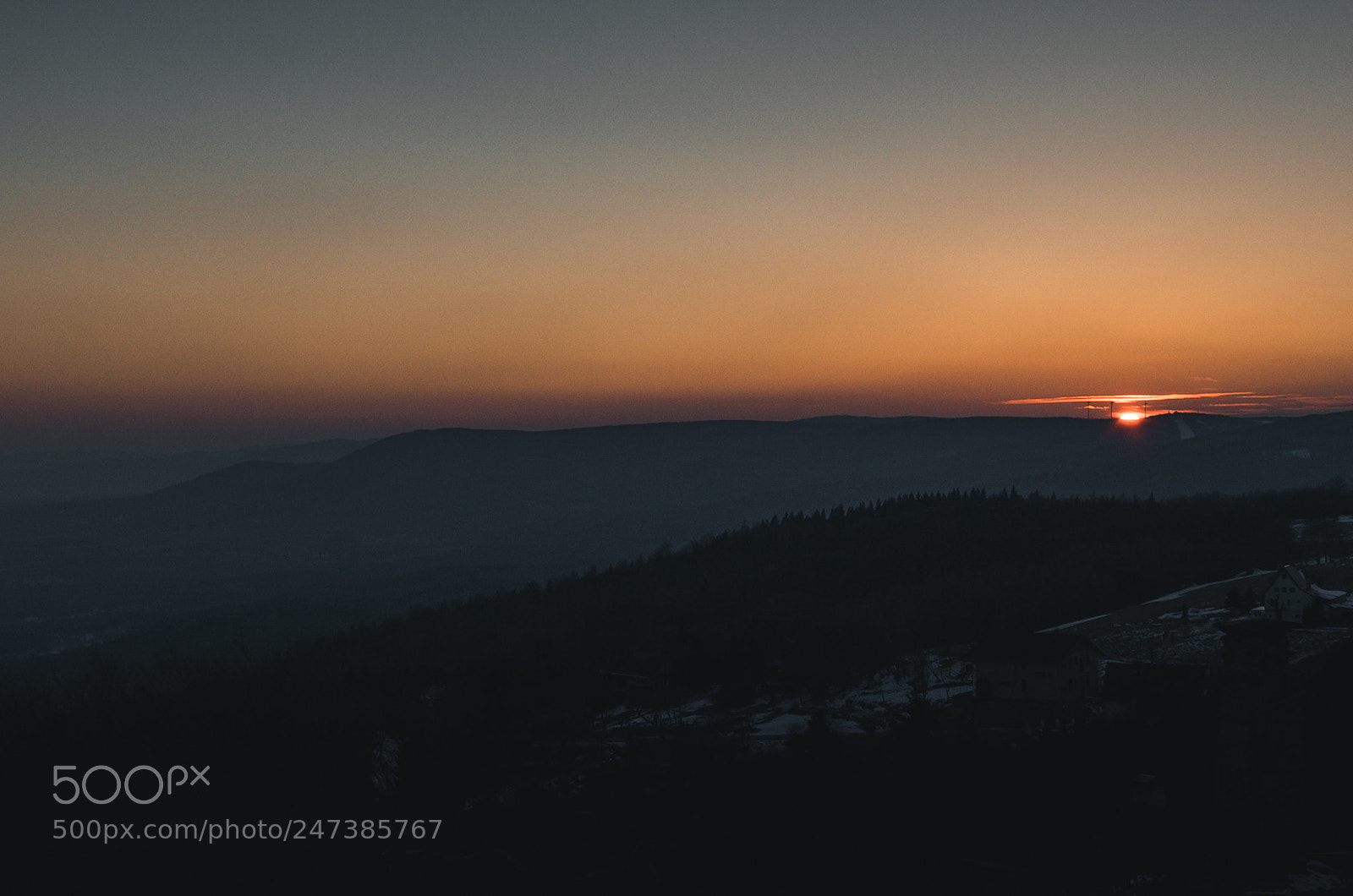 Pentax K-50 sample photo. Bloody sunset photography