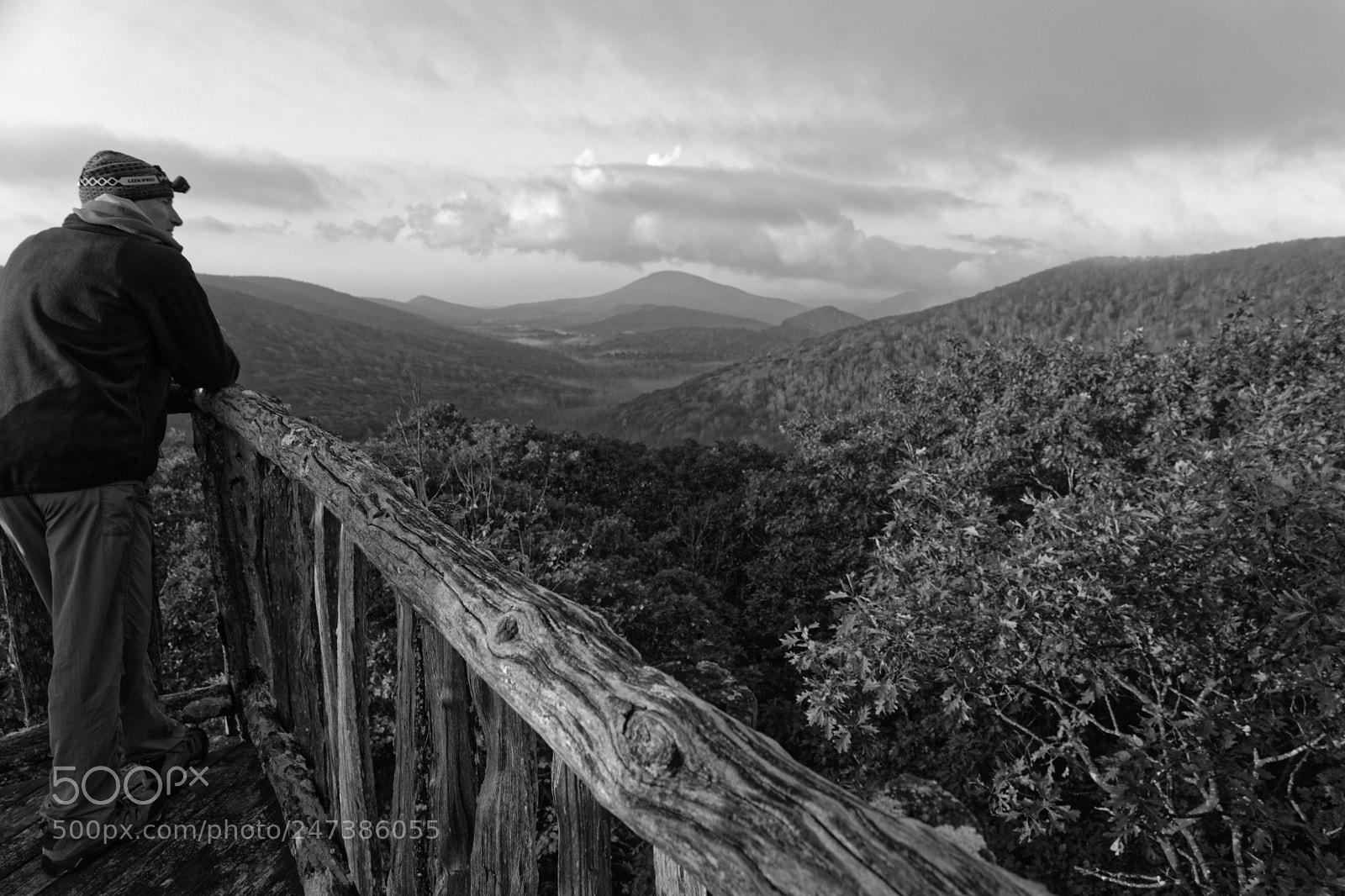Canon EF 24-105mm F4L IS USM sample photo. Man looking at mountains photography