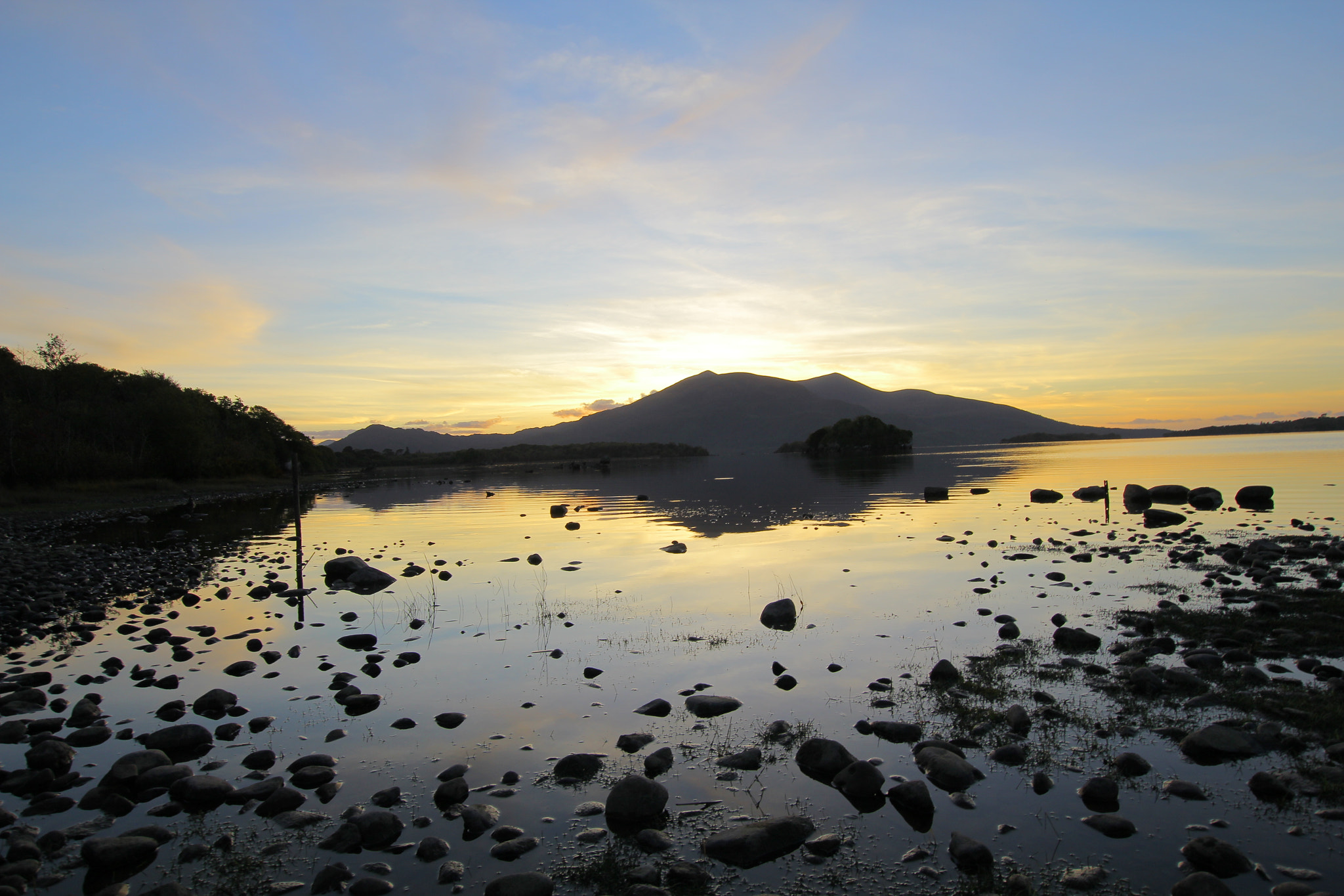 Canon EOS 550D (EOS Rebel T2i / EOS Kiss X4) + Sigma 10-20mm F3.5 EX DC HSM sample photo. Killarney's evening photography