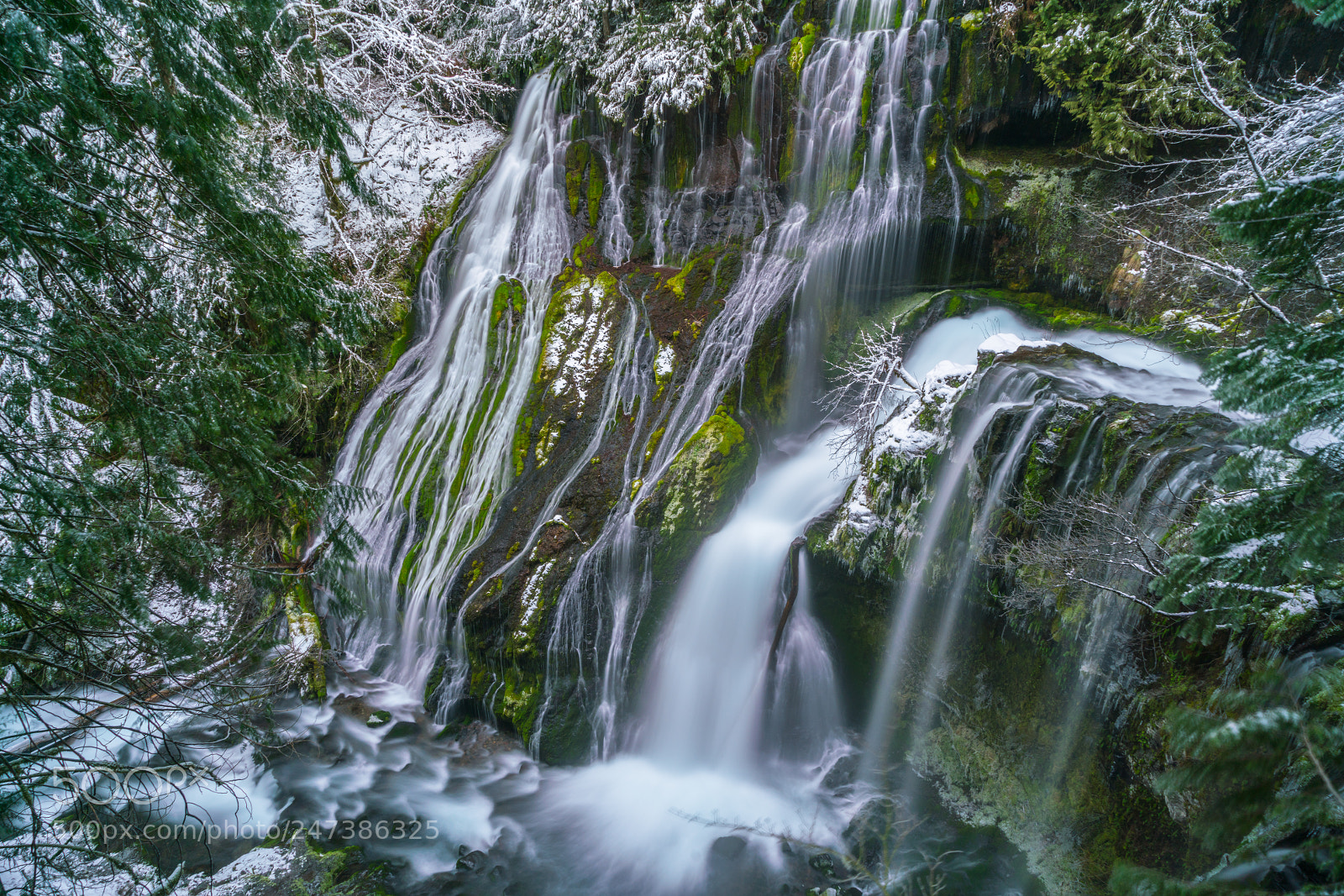 Sony a7R II sample photo. Frigid falls photography