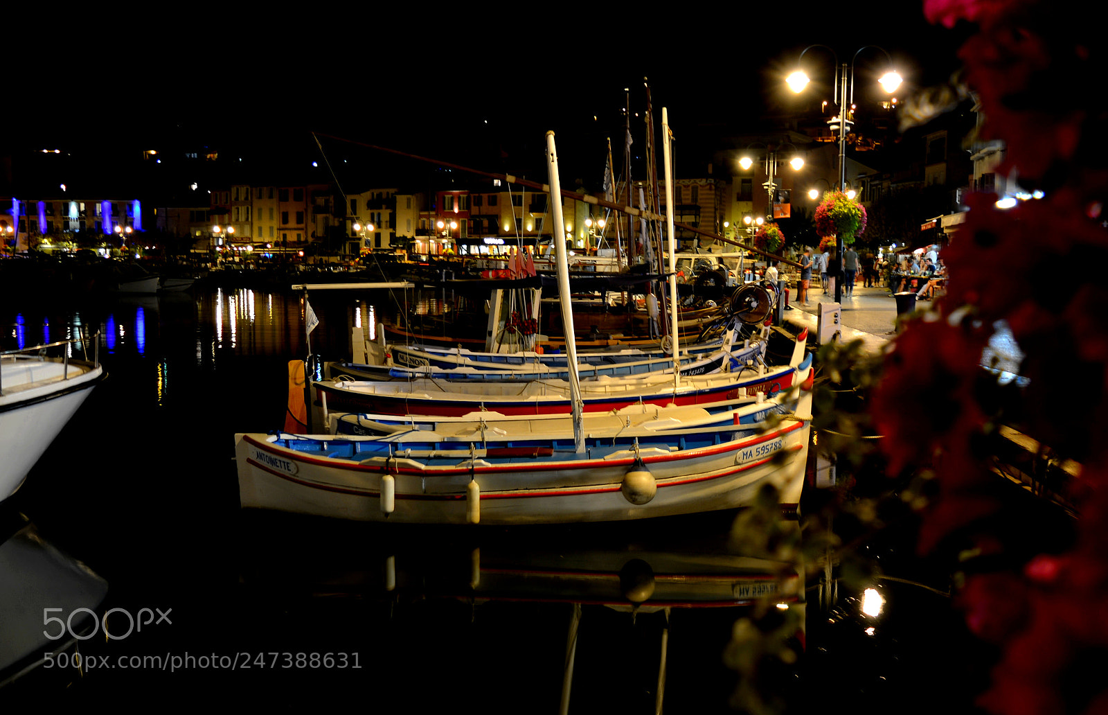 Nikon D5200 sample photo. Cassis by night photography