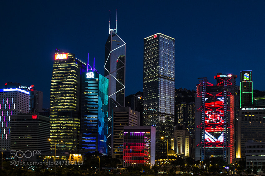 Nikon D5100 sample photo. Central by night photography