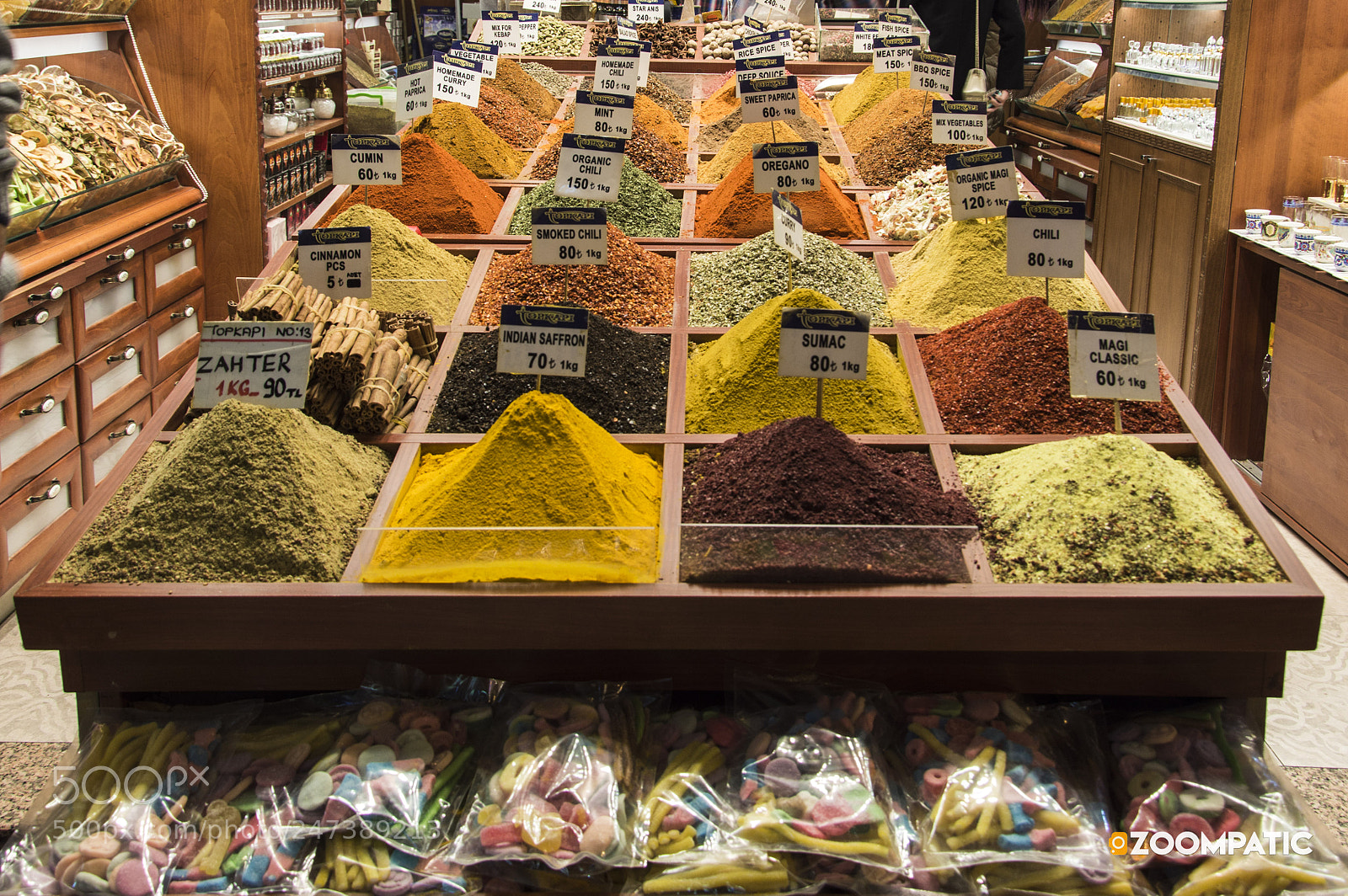 Nikon D3200 sample photo. Spices of istanbul photography