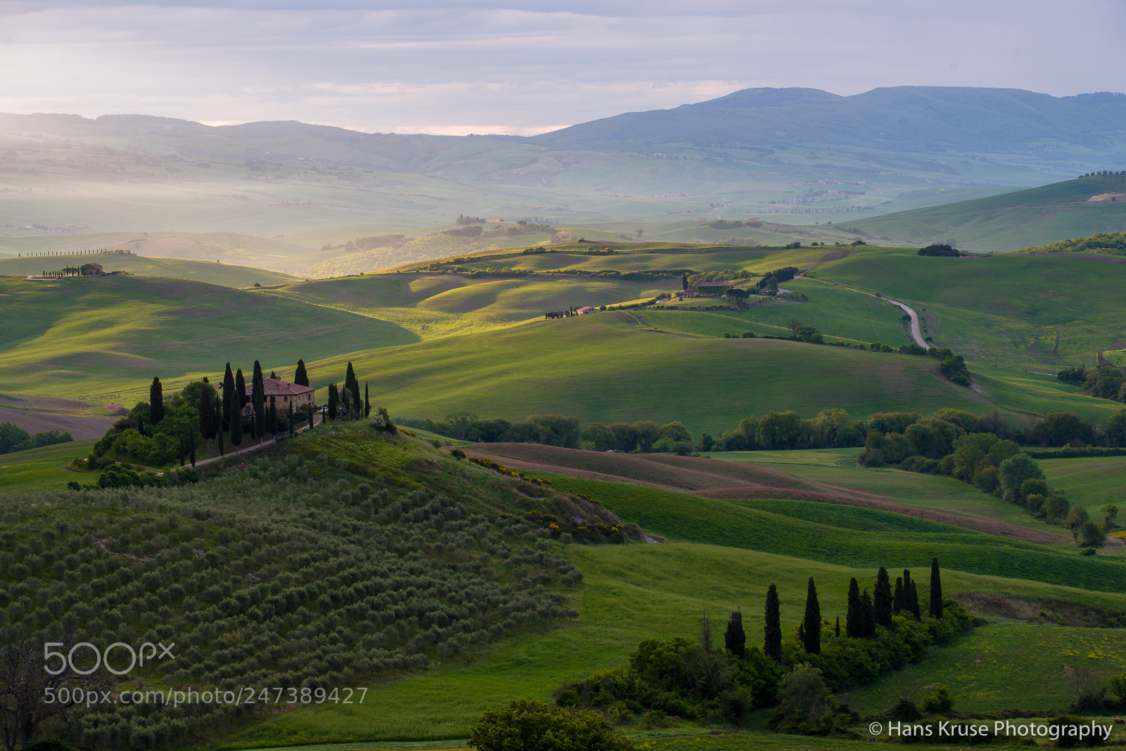 Nikon D810 sample photo. Morning in tuscany photography