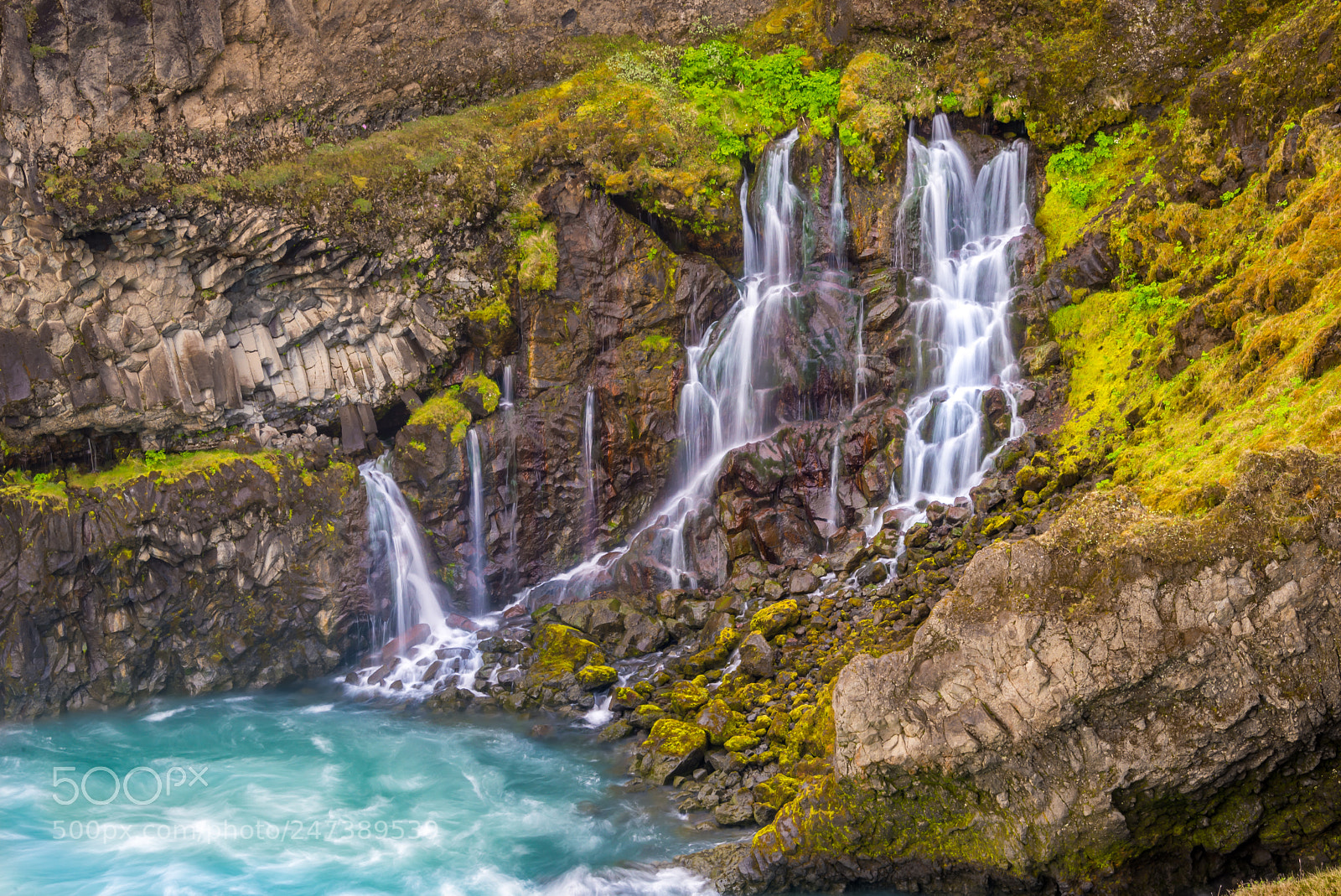 Nikon D610 sample photo. Little aldeyjarfoss photography