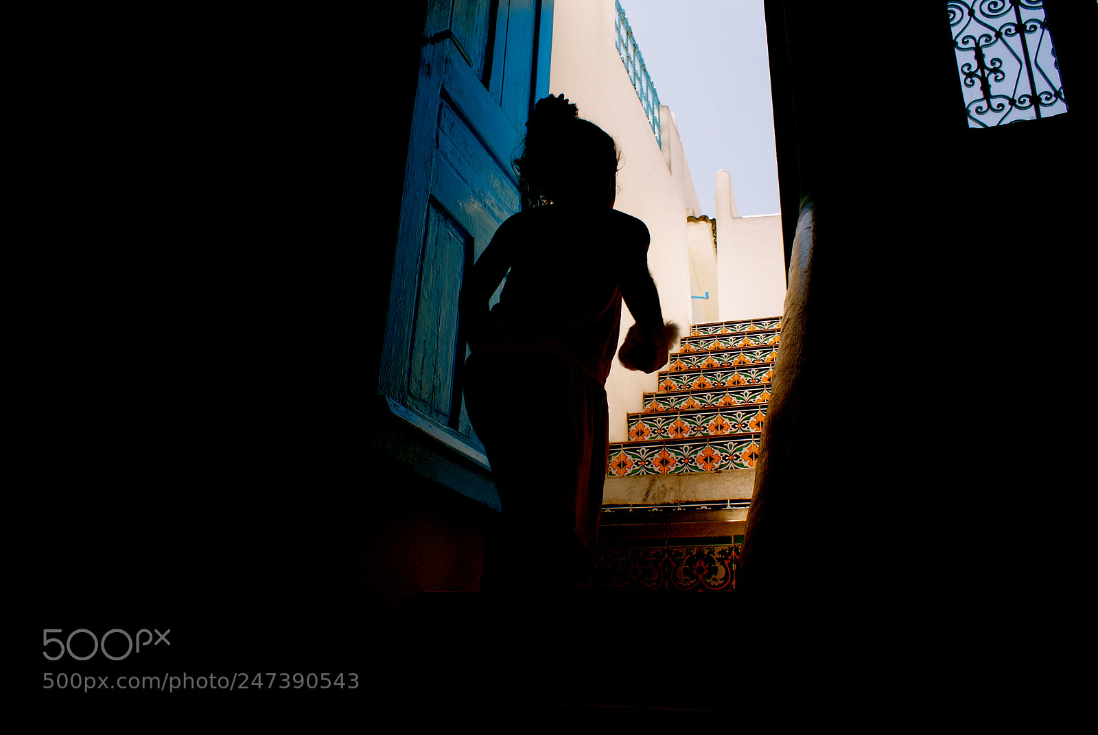 Sony DT 18-70mm F3.5-5.6 sample photo. Steps to the blue photography