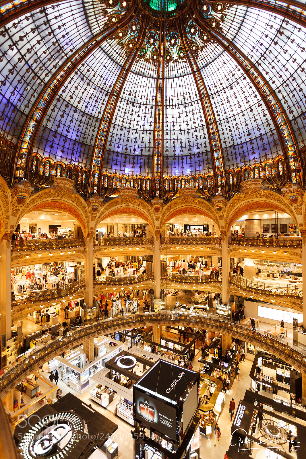 Canon EOS 500D (EOS Rebel T1i / EOS Kiss X3) sample photo. Galeries lafayette photography