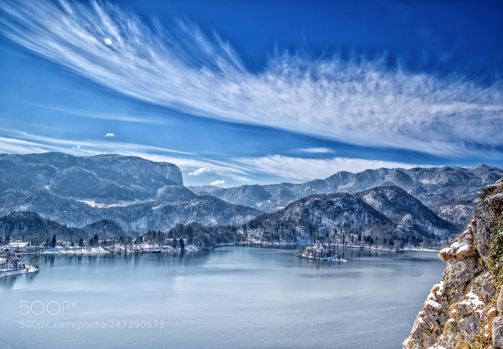 Canon EOS 6D Mark II sample photo. Bled - perfect winter photography