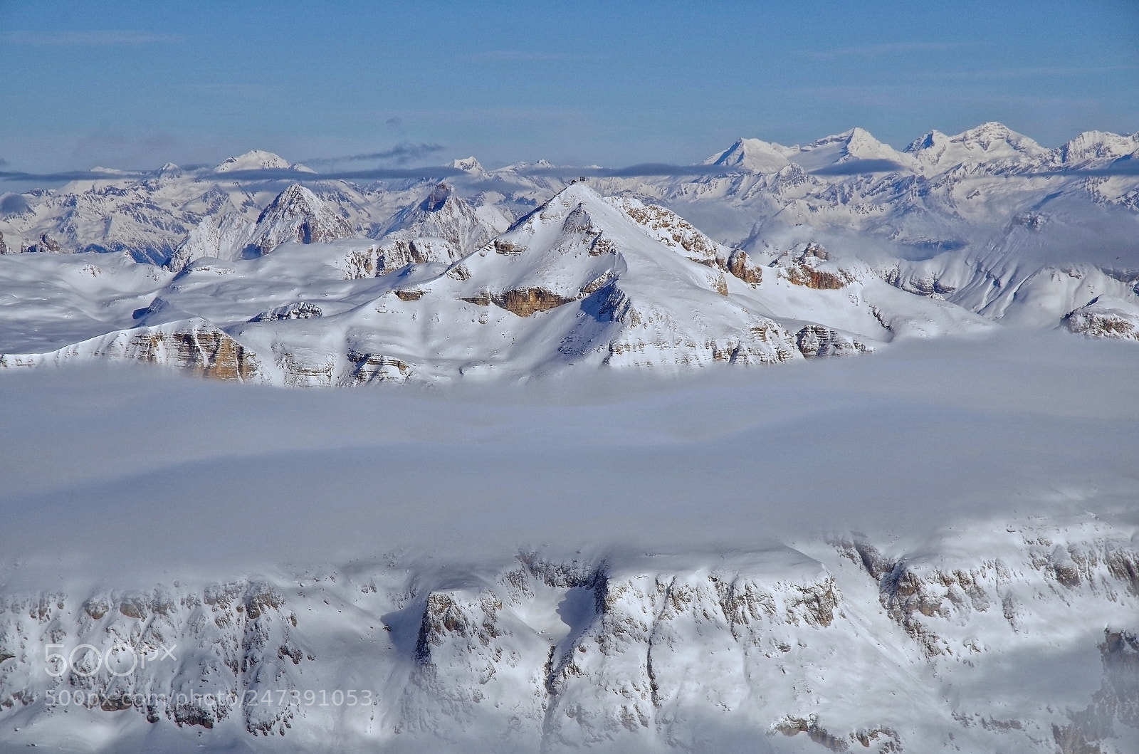 Pentax K-50 sample photo. View from marmolada 3 photography
