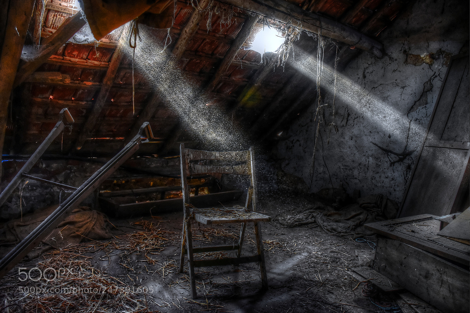 Nikon D7200 sample photo. Urbex chair sunlight photography