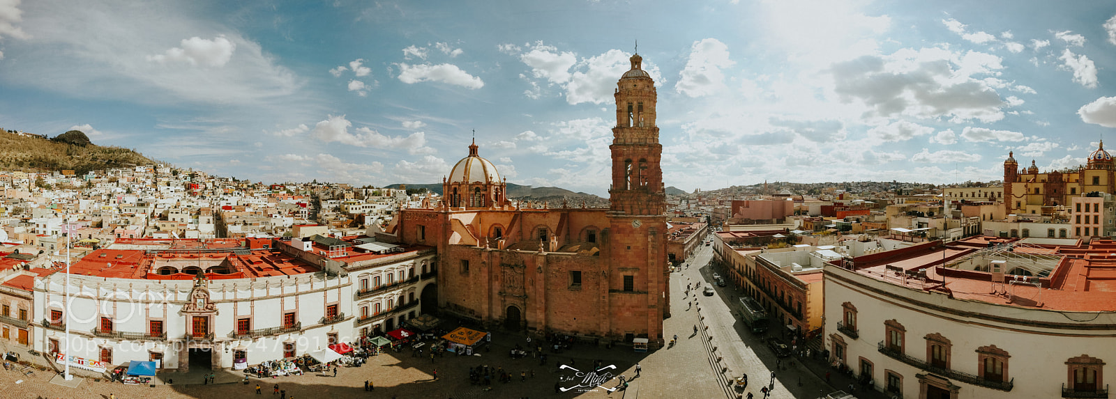 DJI FC220 sample photo. Zacatecas catedral photography