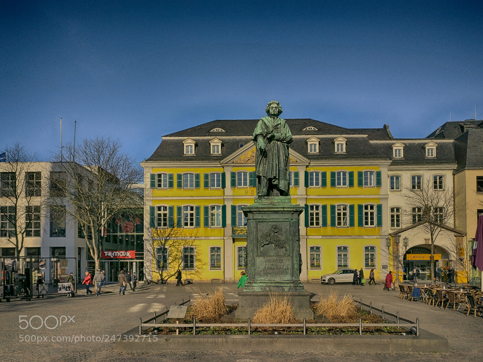 OnePlus A3003 sample photo. Bonn: beethoven monument photography