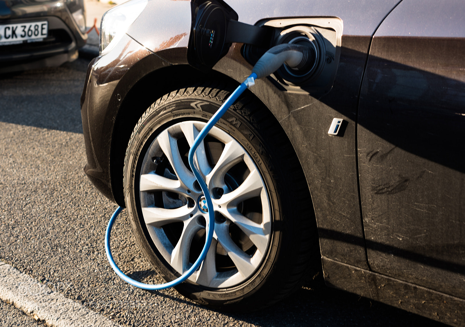 Nikon D810 sample photo. Bmw i electric car photography