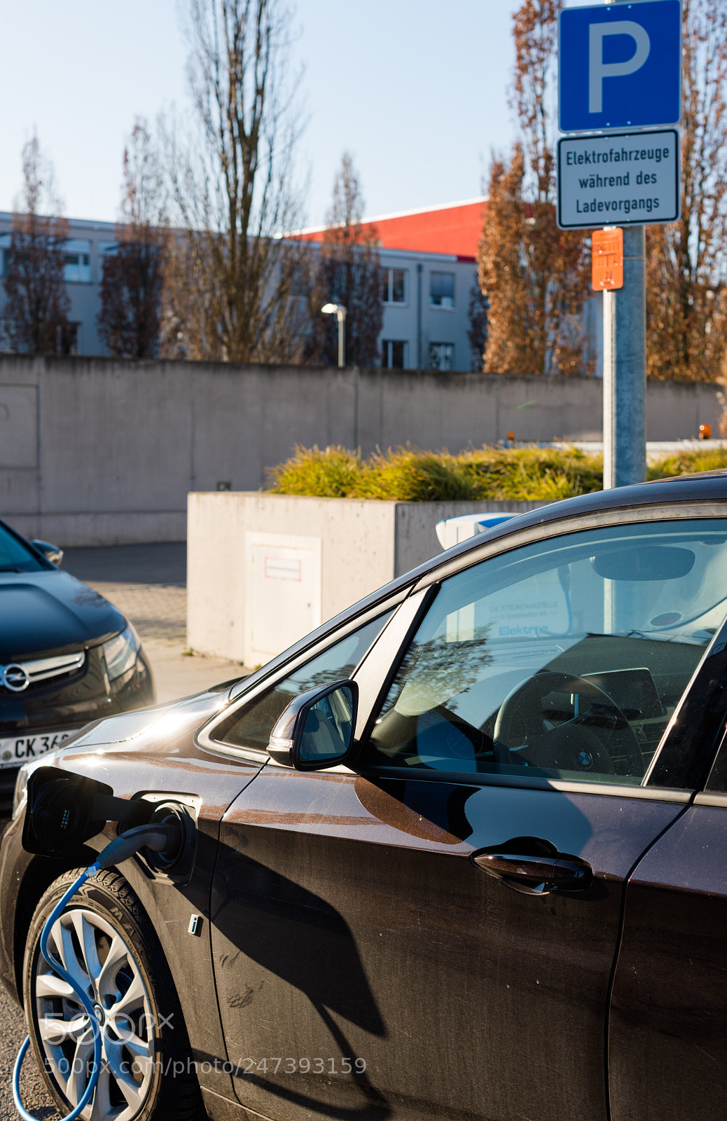 Nikon D810 sample photo. Bmw i electric car photography
