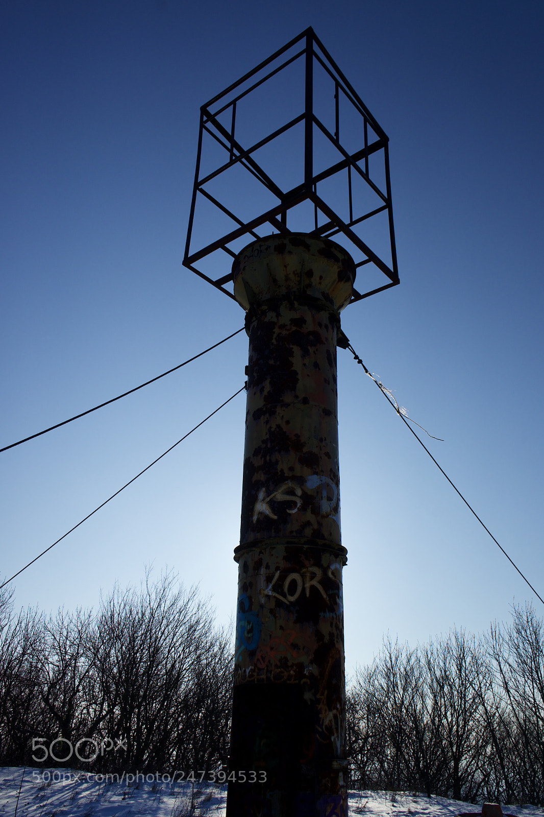 Sony a7 sample photo. Metal tower photography