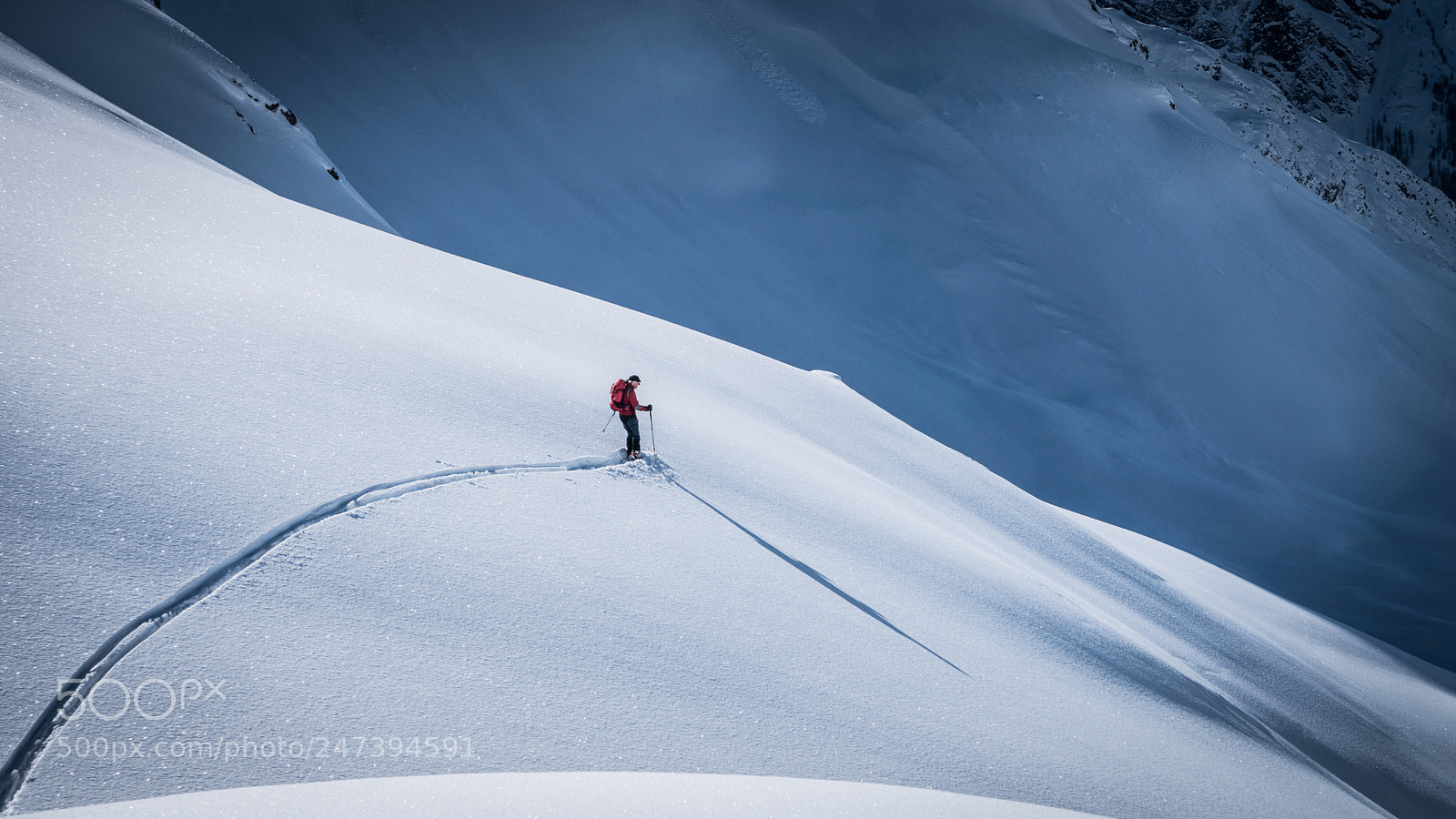 Sony a6300 sample photo. Backcountry skiing photography