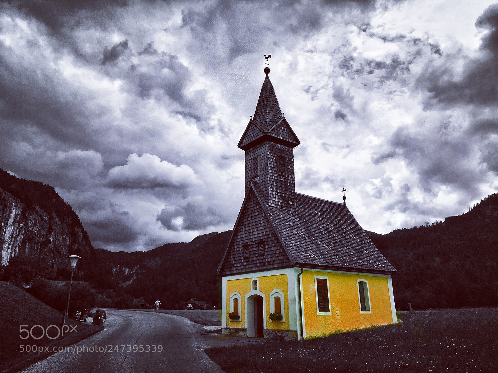 Apple iPhone 6s sample photo. Church in gössl photography