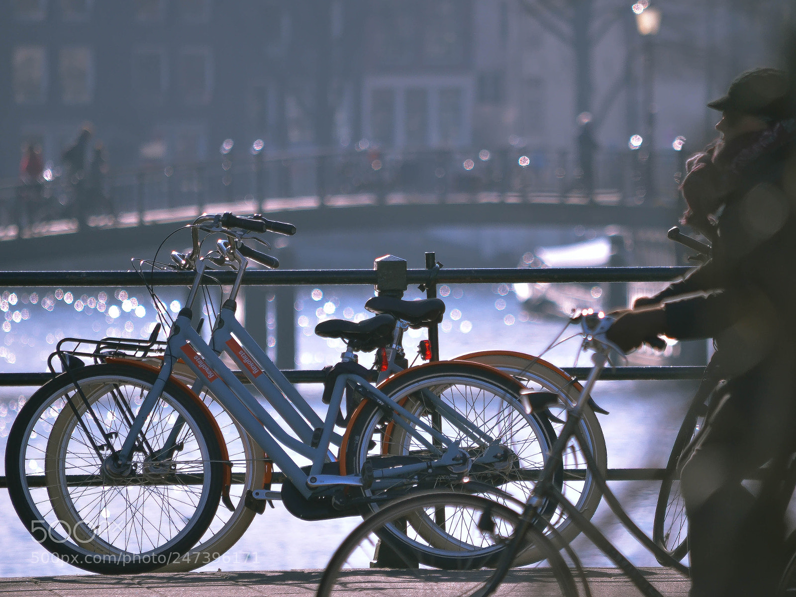 Nikon D5100 sample photo. Bike & reflections photography