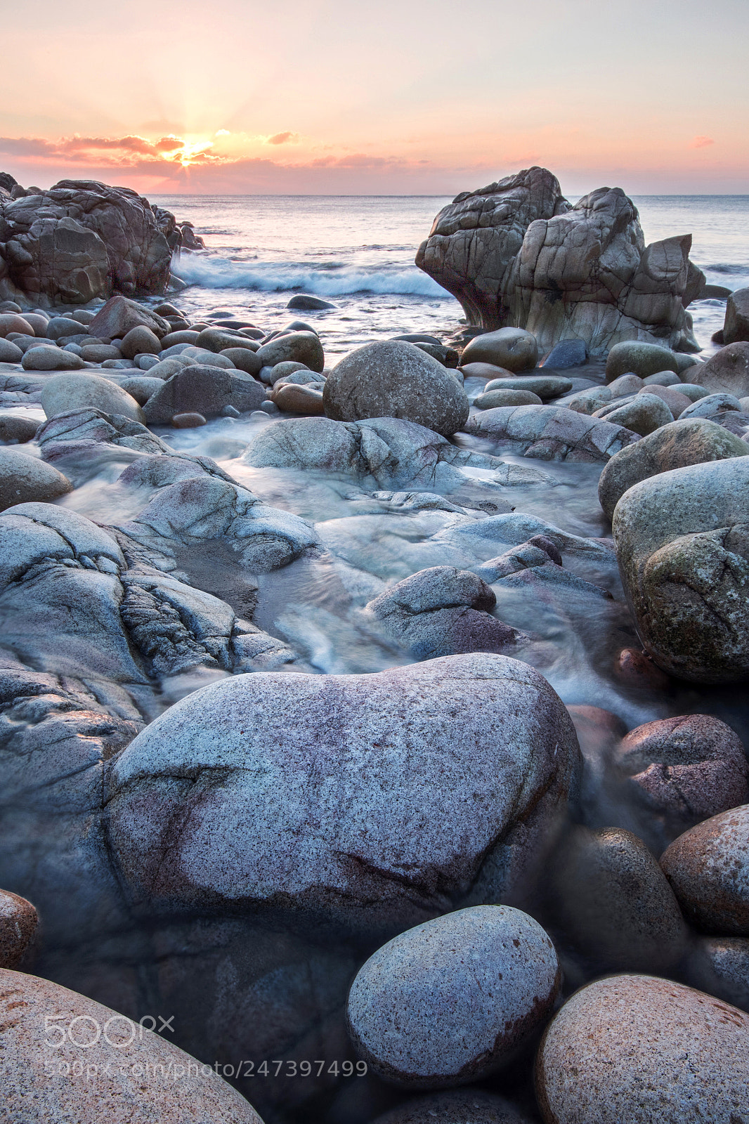 Canon EOS 700D (EOS Rebel T5i / EOS Kiss X7i) sample photo. Pastel sunset, porth nanven photography