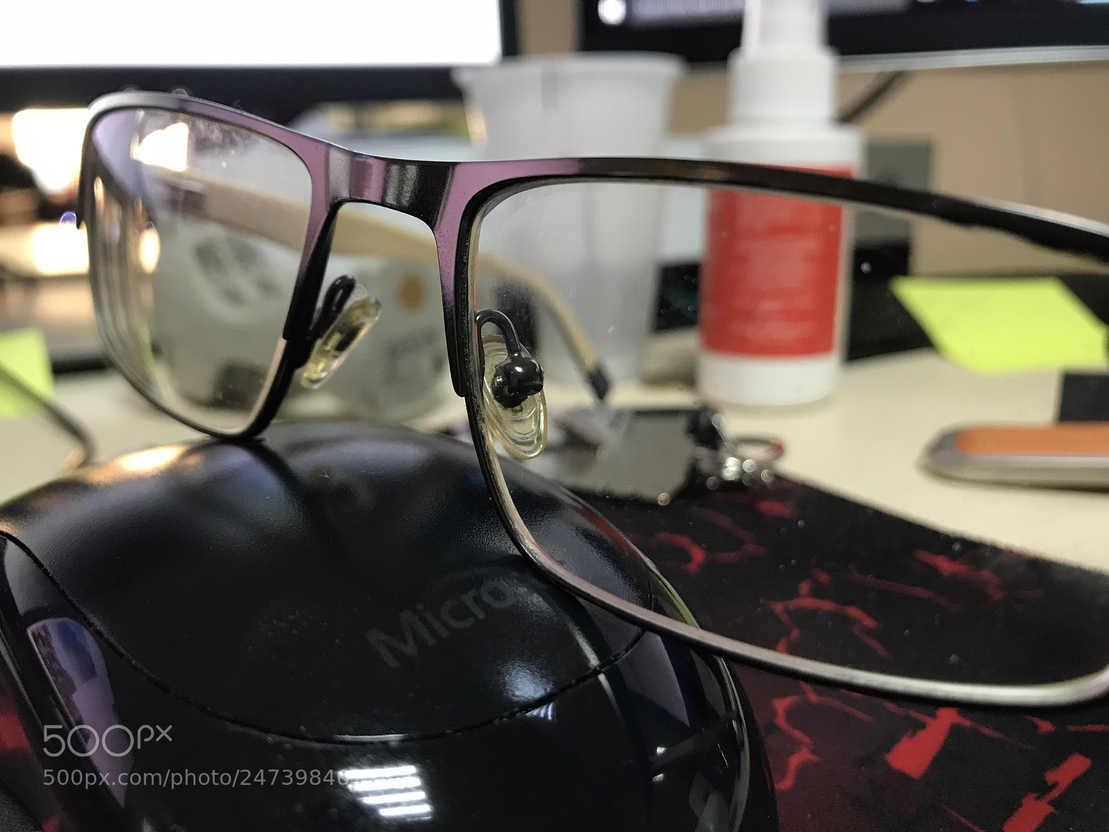 Apple iPhone 7 Plus sample photo. Messy desk after a photography