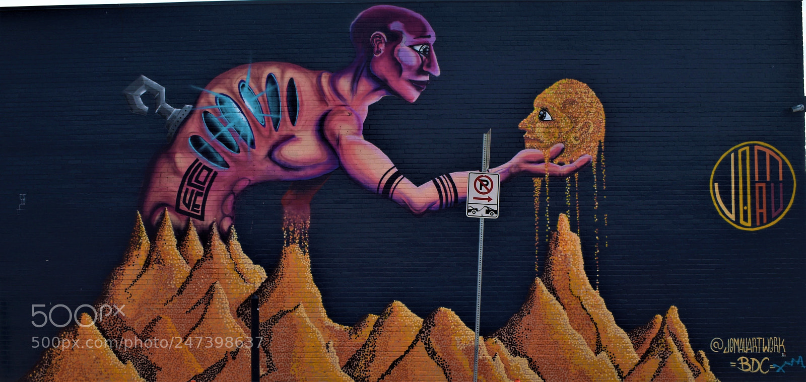 Nikon D3400 sample photo. Street art austin photography
