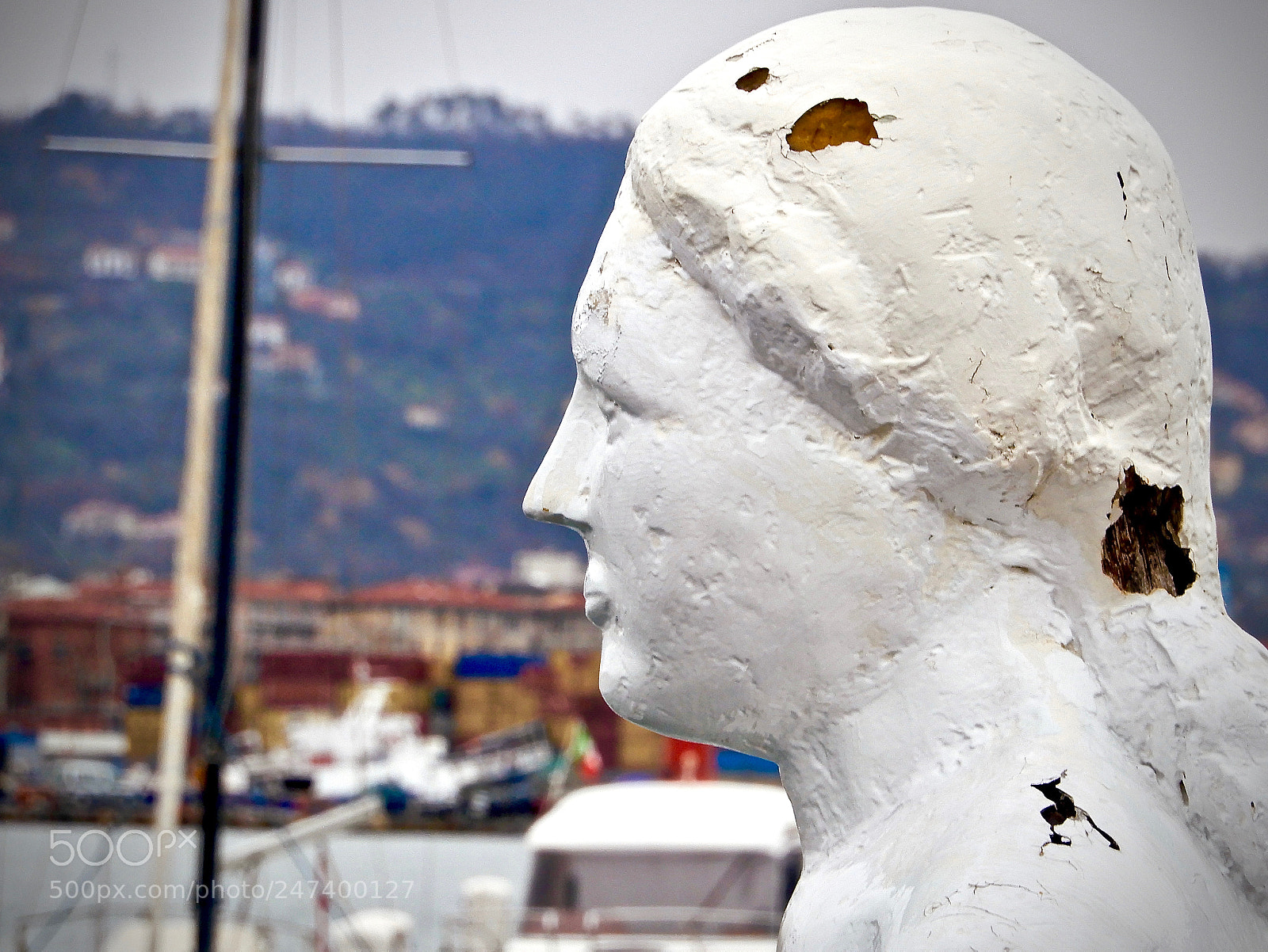 Nikon Coolpix A900 sample photo. The figurehead looks the photography