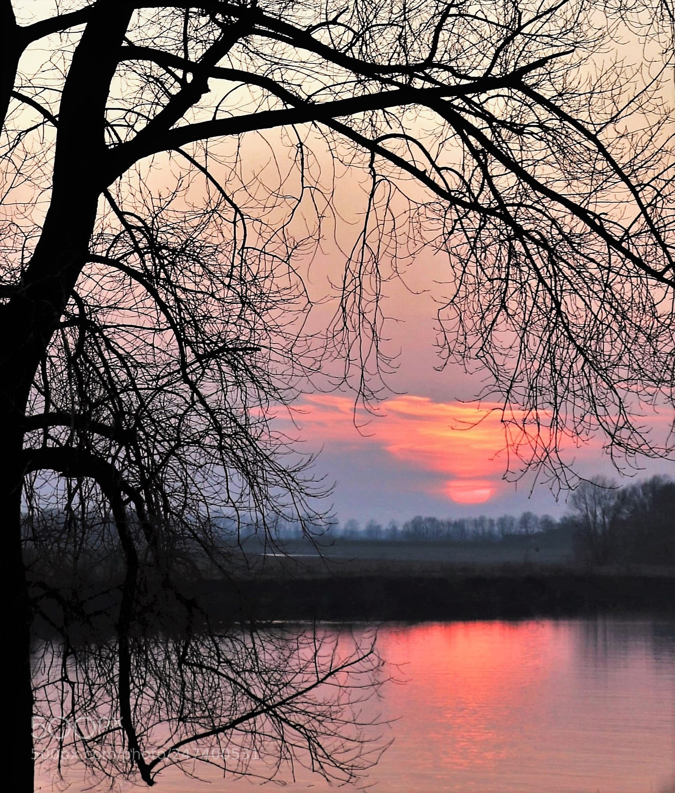 Canon EOS 80D sample photo. Sunset over the meuse photography