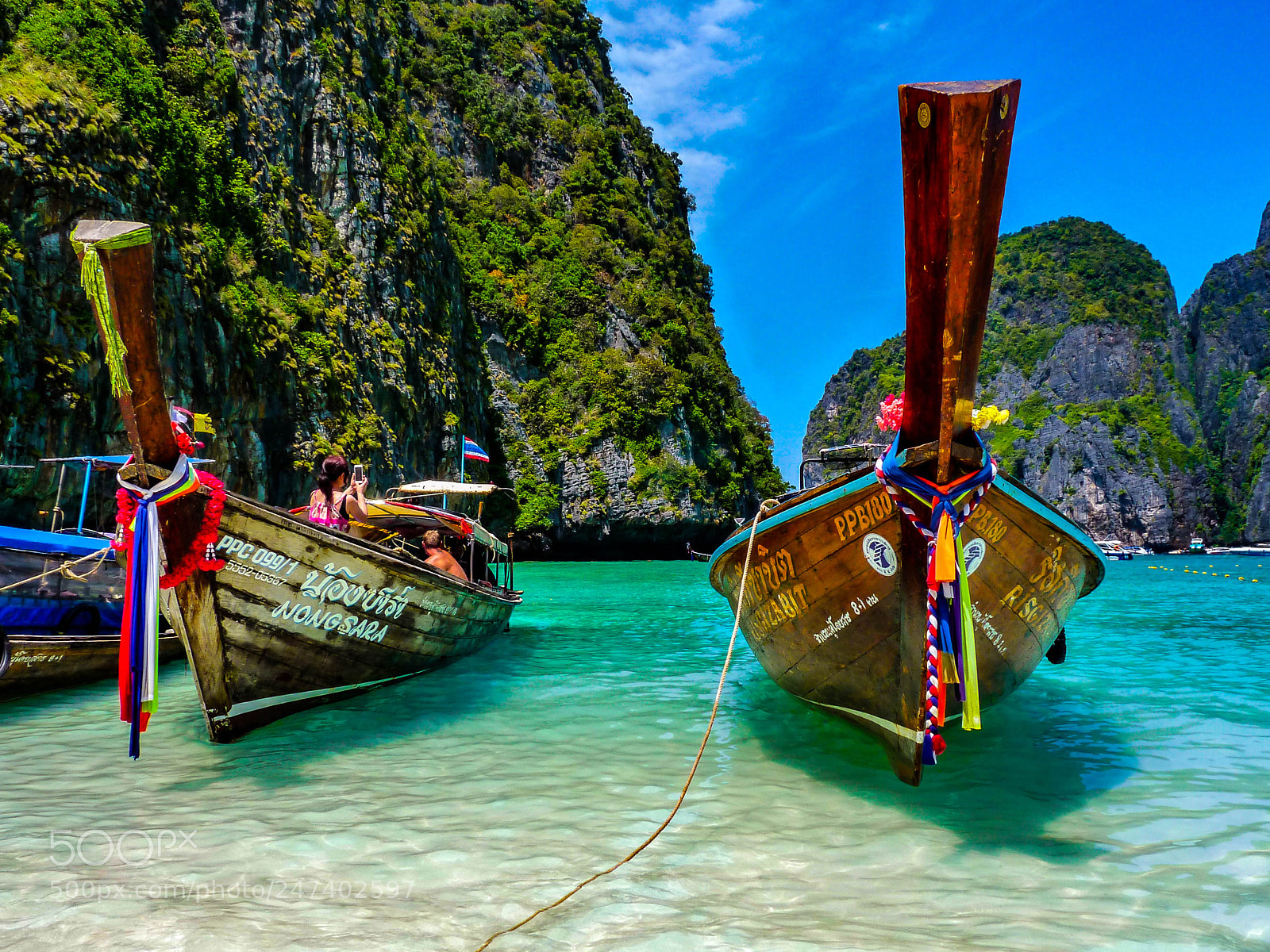 Panasonic Lumix DMC-FZ28 sample photo. Longtail boats photography