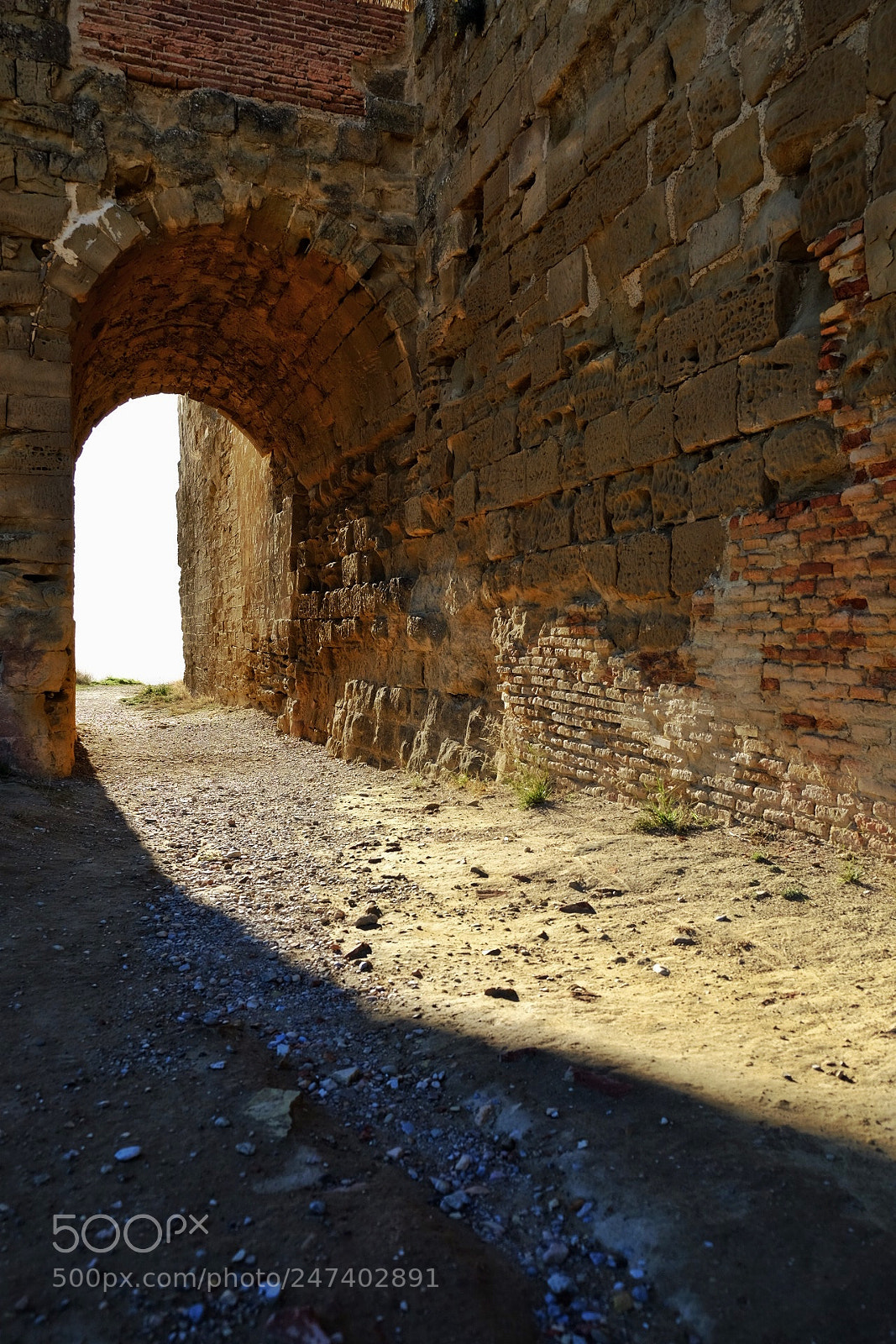 Fujifilm X-T10 sample photo. Puerta.castillo de montearag n photography
