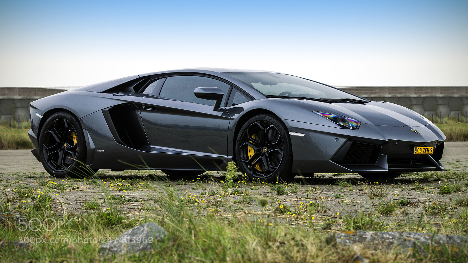 Pentax K-5 sample photo. Lamborghini aventador photography