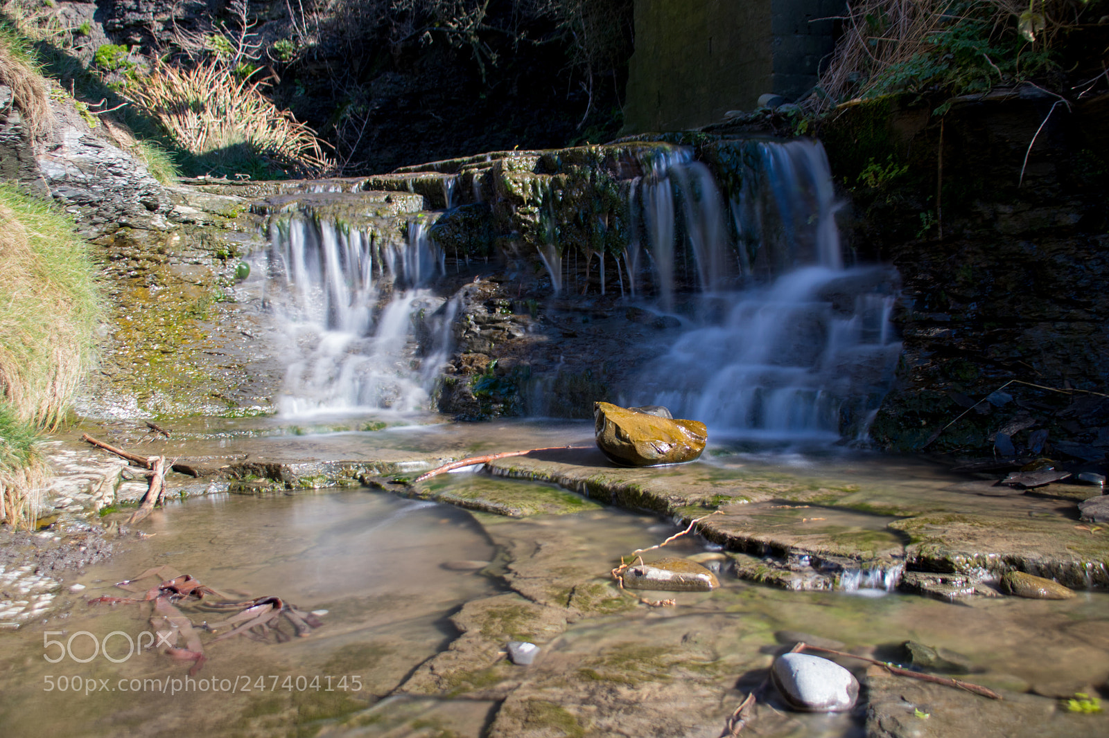 Canon EOS 77D (EOS 9000D / EOS 770D) sample photo. Small waterfall by the photography