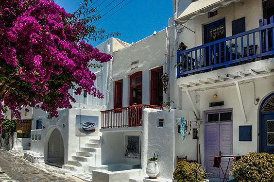 Nikon D40 sample photo. Colores de mykonos photography