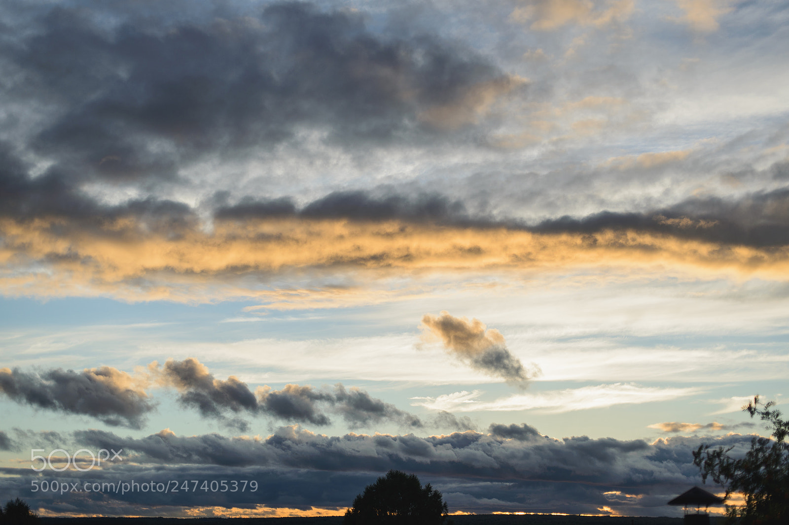Nikon D600 sample photo. Clouds at sunset photography