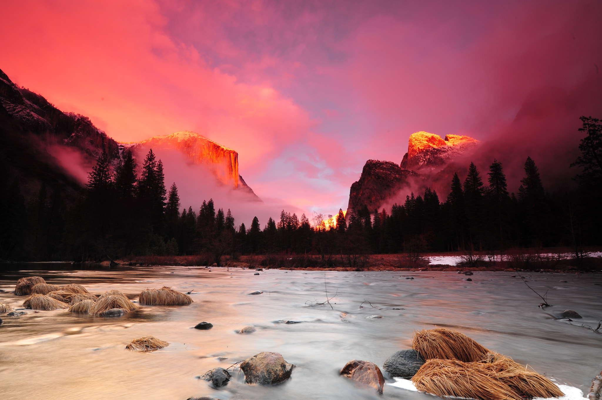 Nikon D700 + Nikon AF-S Nikkor 14-24mm F2.8G ED sample photo. Yosemite valley view photography