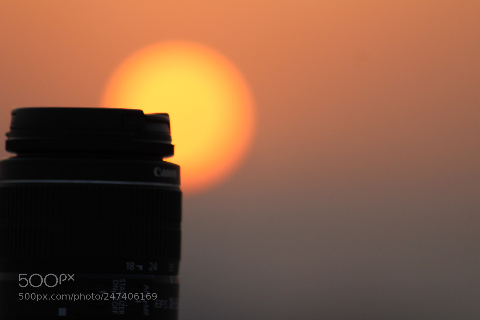 Canon EF-S 55-250mm F4-5.6 IS II sample photo. Loved this silhouette at photography