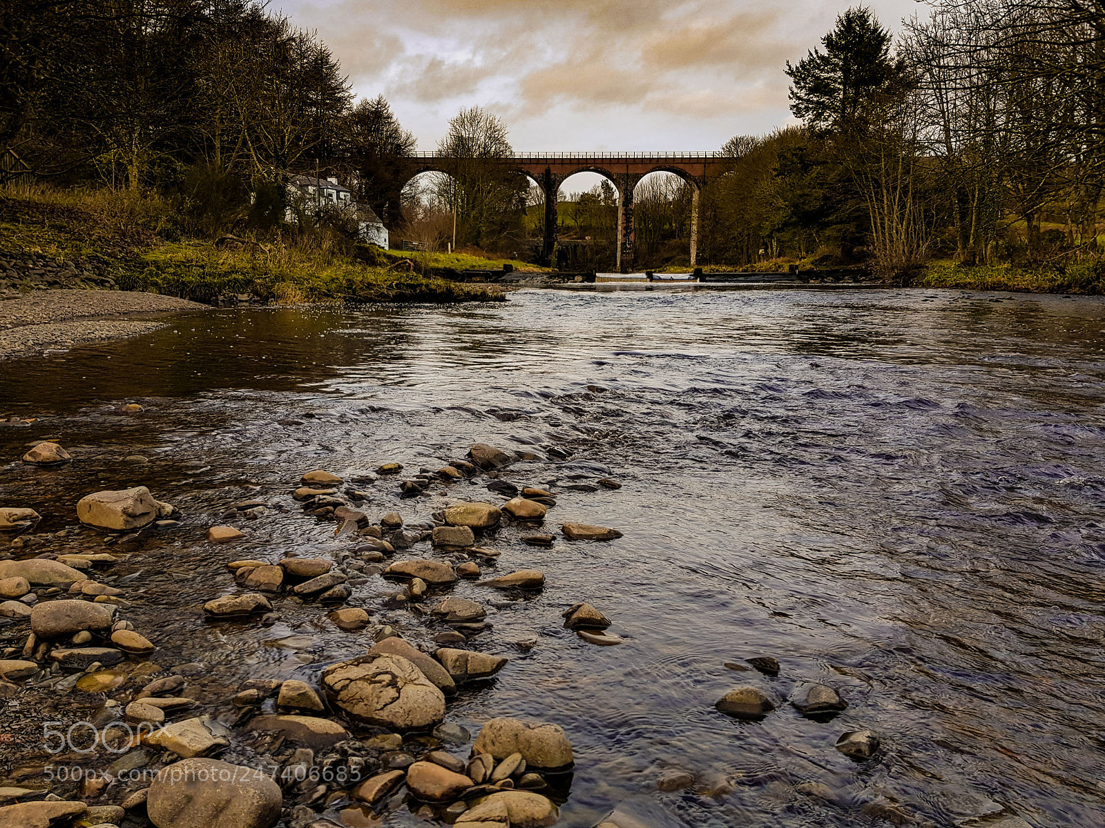 Samsung Galaxy S8 sample photo. Viaduct over the river photography