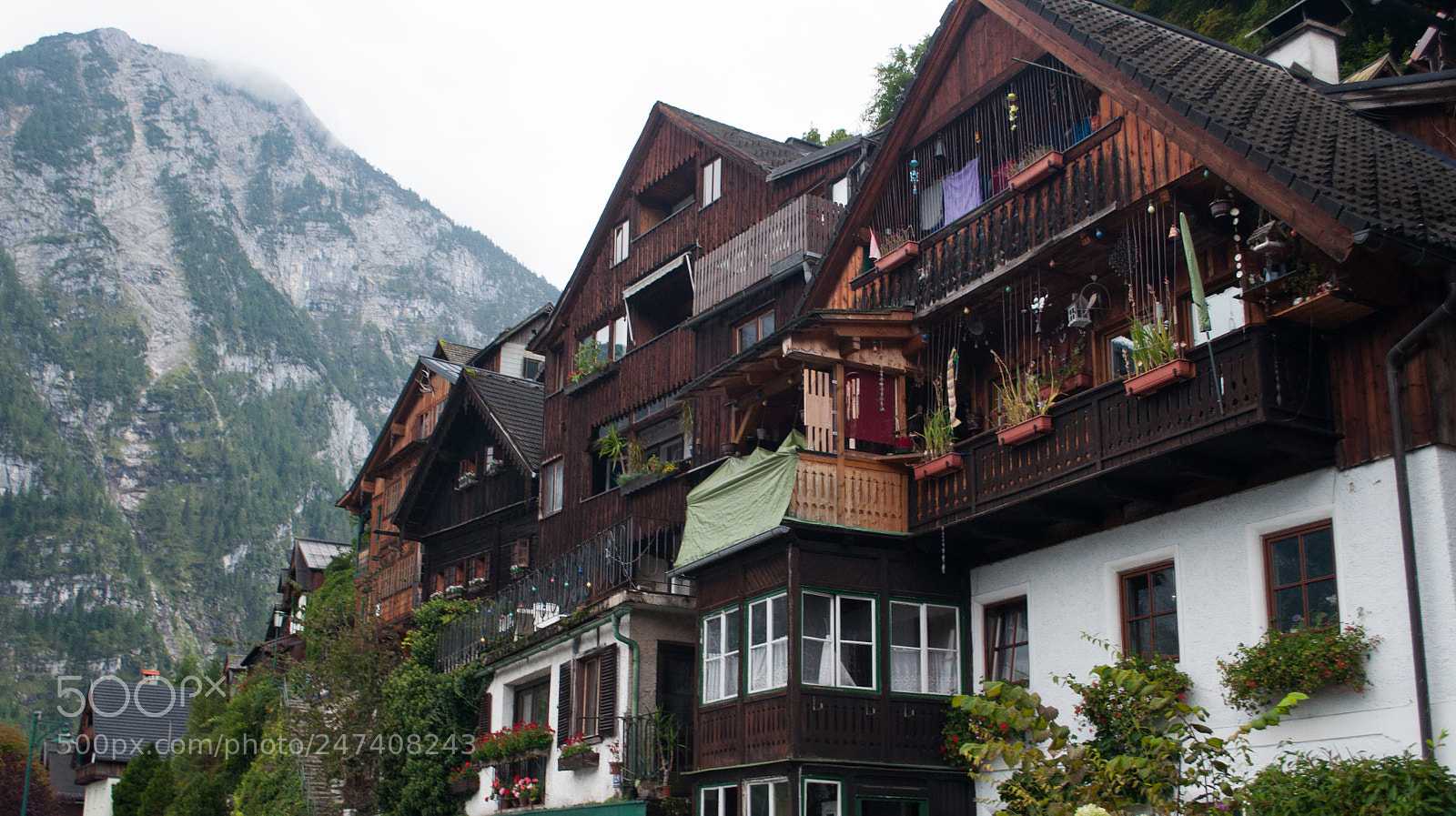 Nikon D5000 sample photo. Village houses 02 photography
