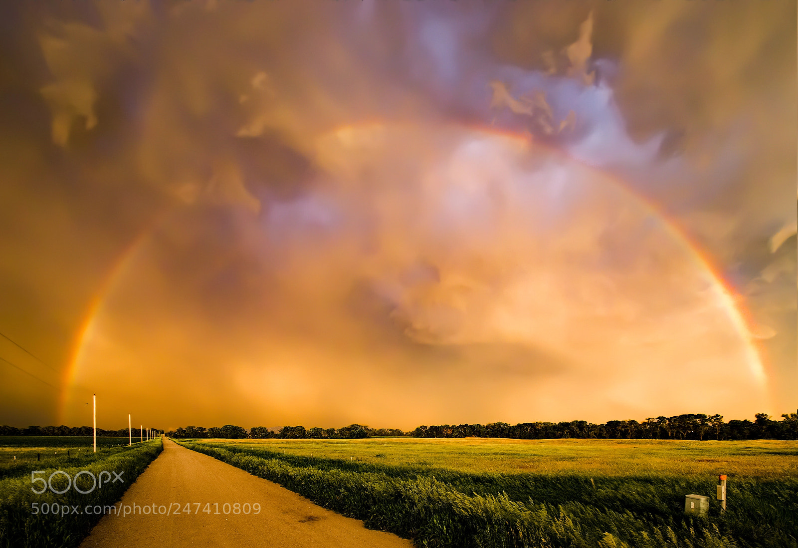 Canon EOS 7D Mark II sample photo. Sunset rainbow photography
