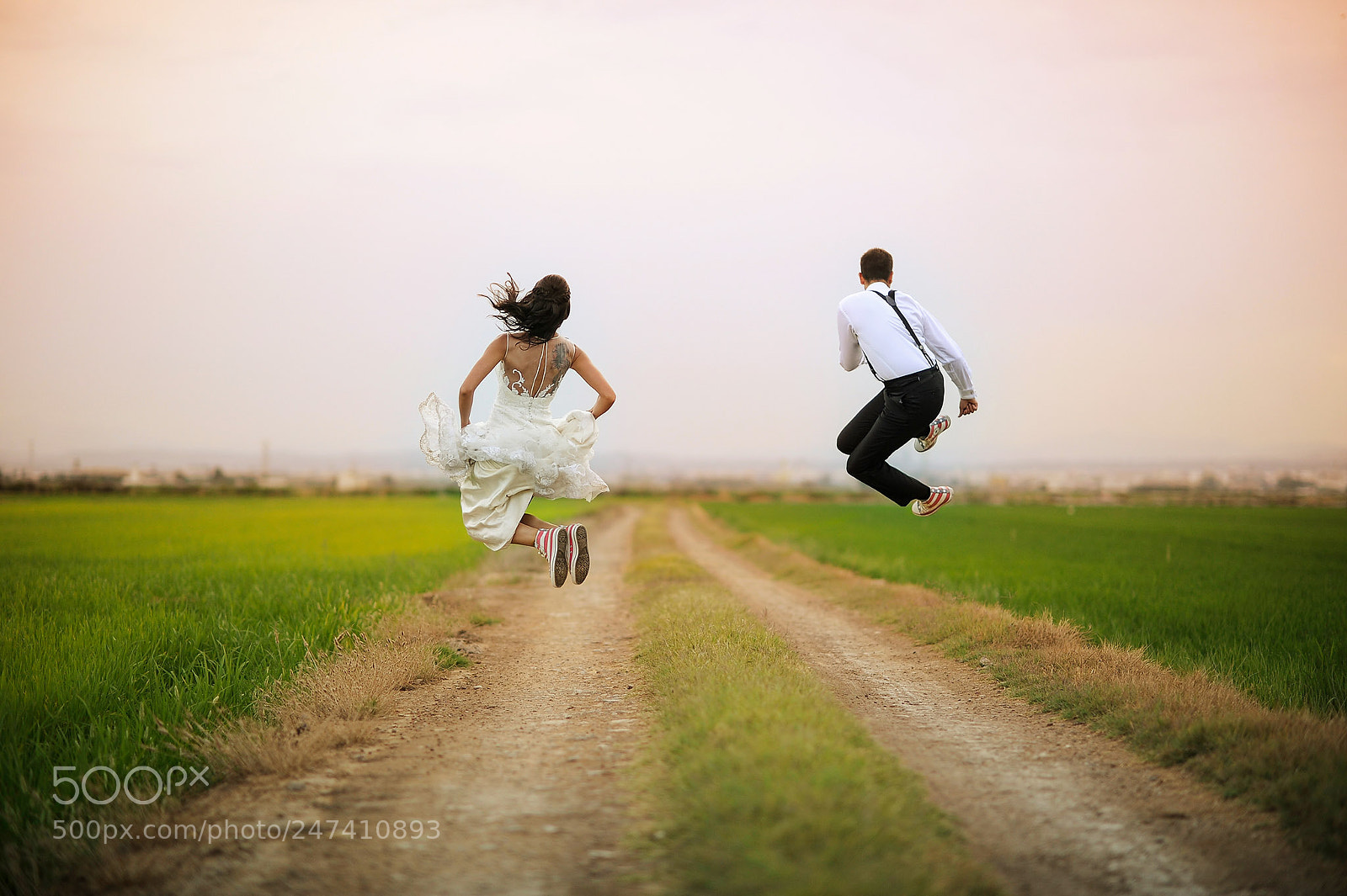Nikon D3S sample photo. Jump after wedding photography