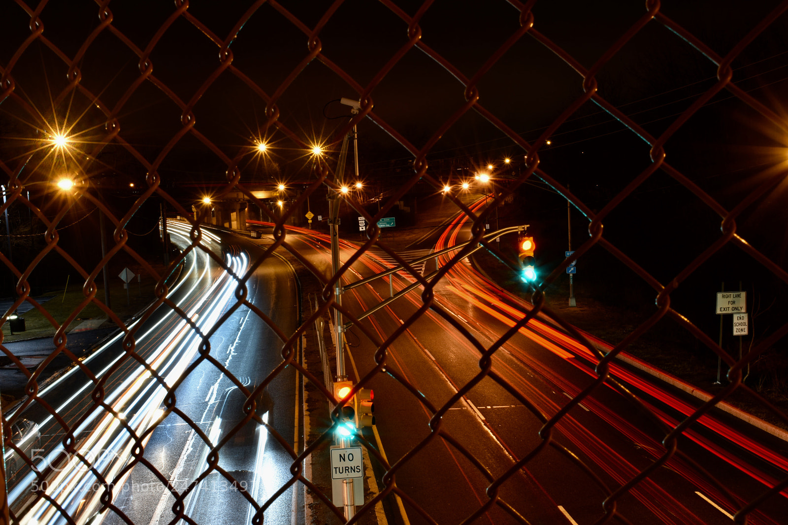 Nikon D3400 sample photo. Light trails photography