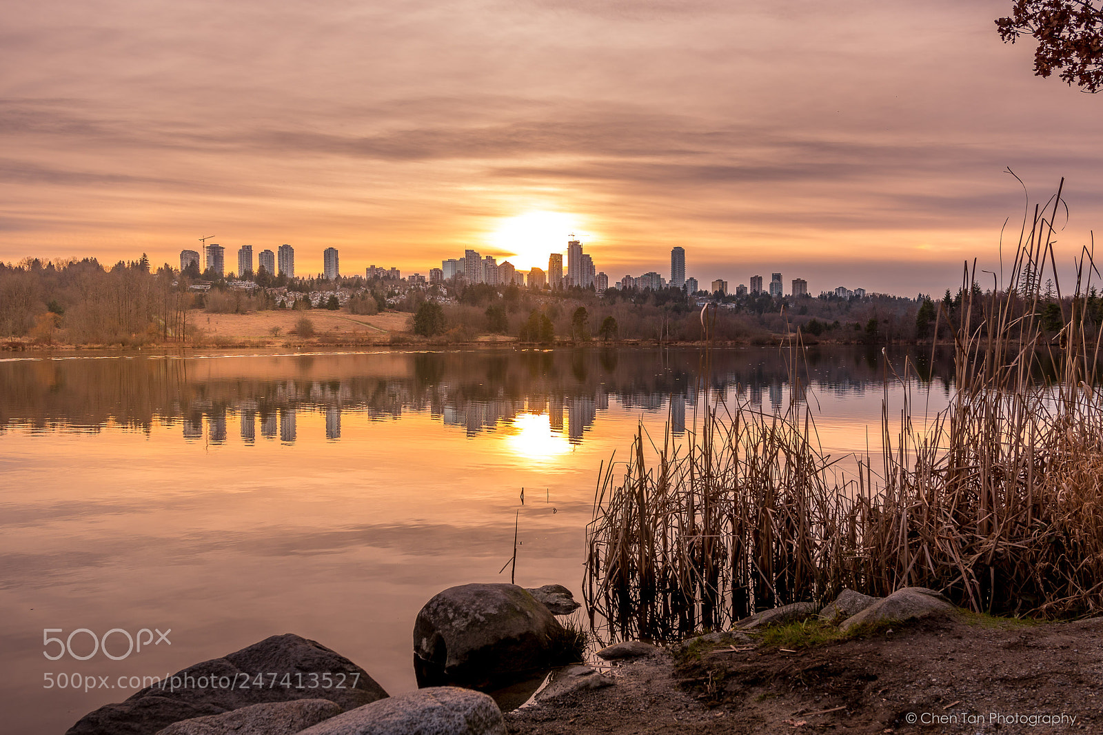 Nikon D500 sample photo. Sunset at deer lake photography