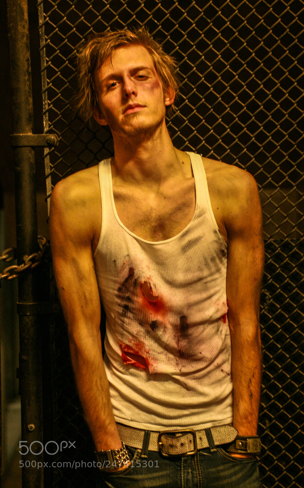 Canon EOS 5D sample photo. The fighter photography