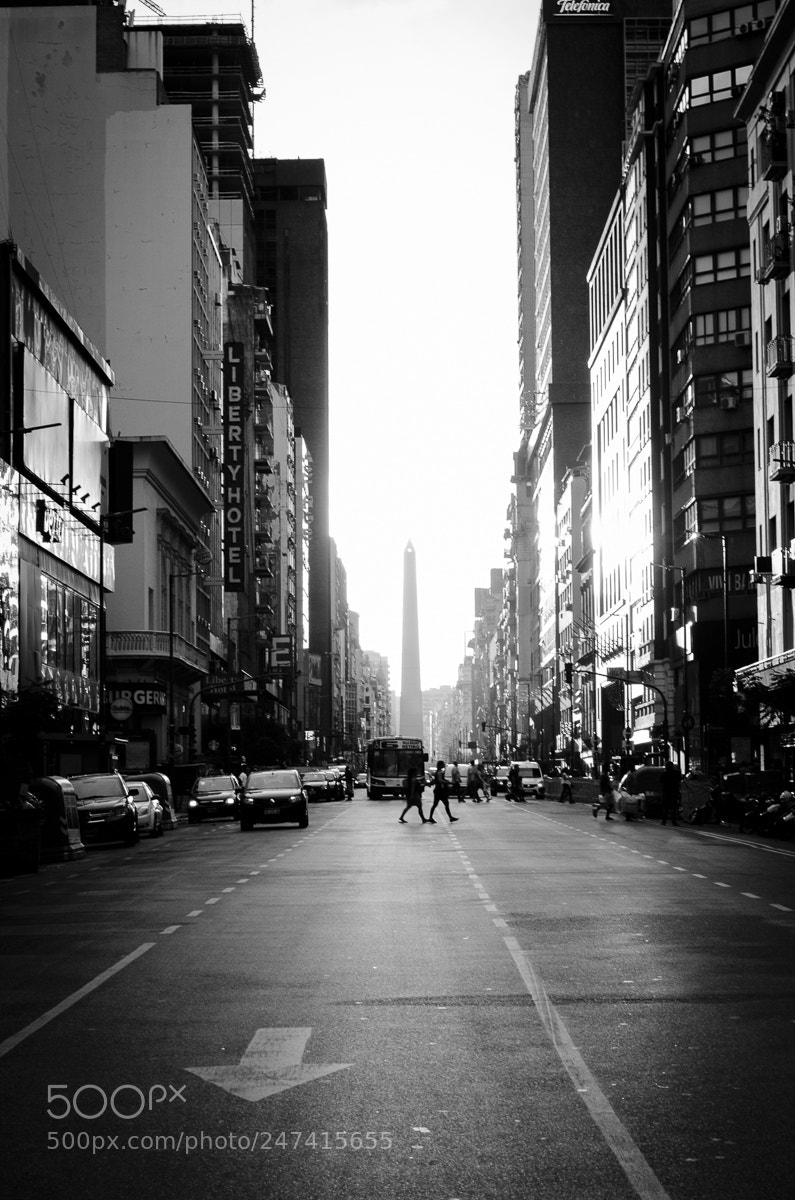 Nikon D5100 sample photo. Avenida porteña photography