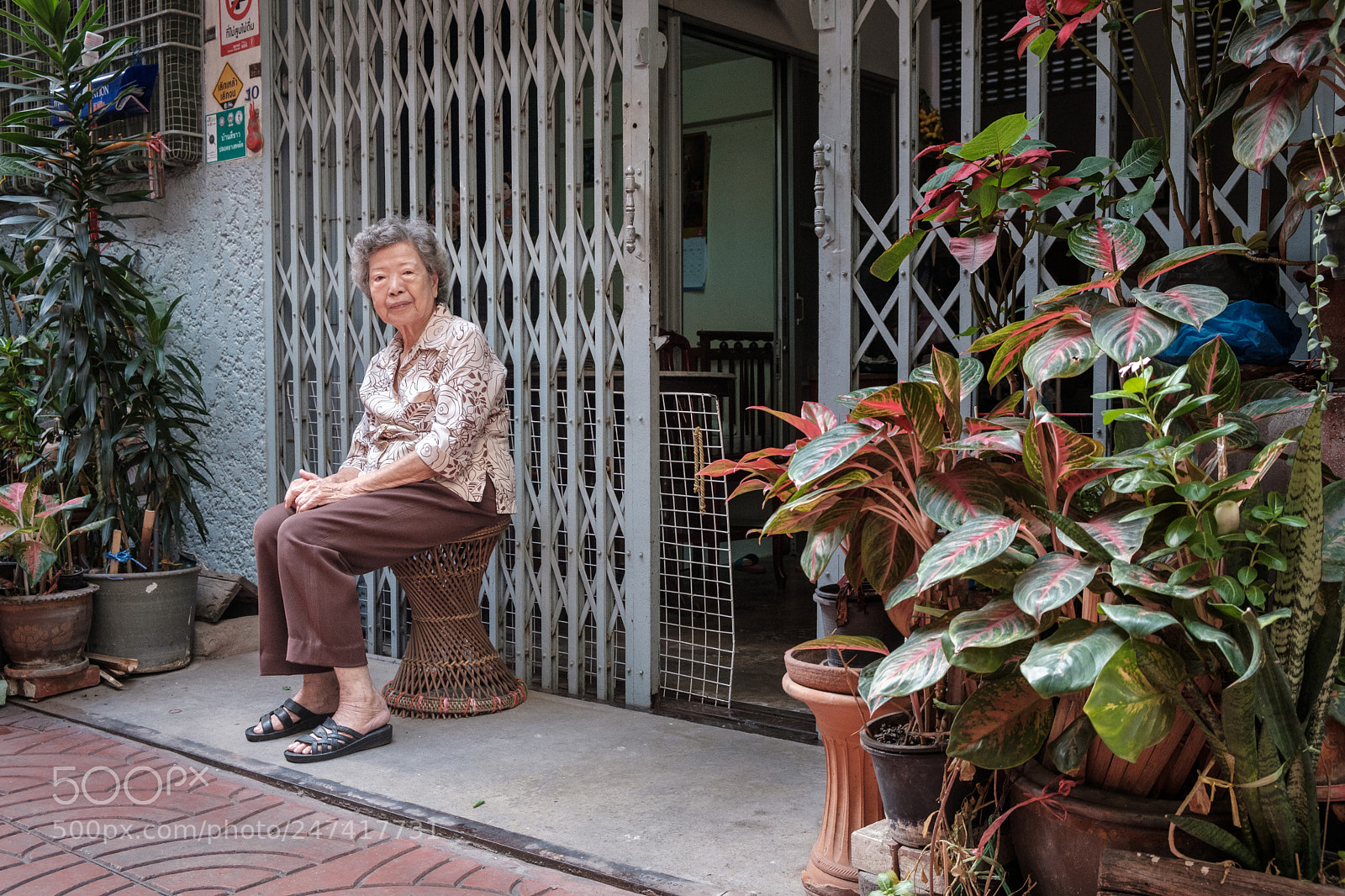 Fujifilm X-T2 sample photo. Local resident at chinatown photography