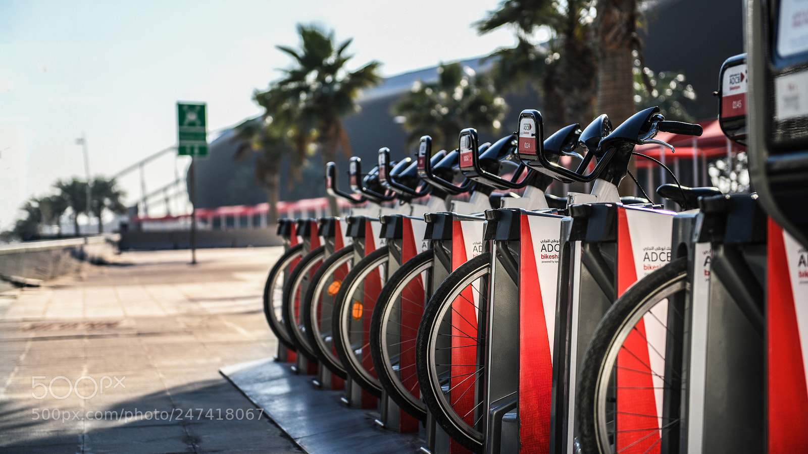 Nikon D850 sample photo. Abu dhabi public bike photography