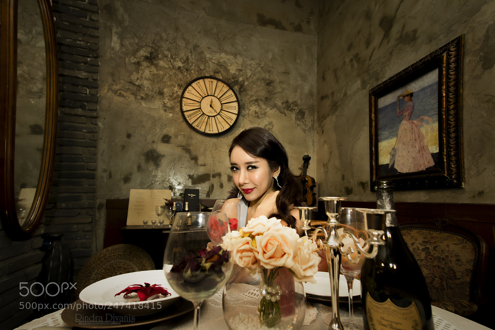 Nikon D850 sample photo. Dinner room photography